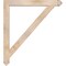 Ekena Millwork Traditional Arts & Crafts Smooth Bracket, Douglas Fir, 3 1/2"W x 36"D x 40"H BKT04X36X40TRA03SDF - alternate 3